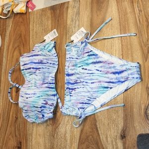 ✨✨Blue Tye Dye Bikini